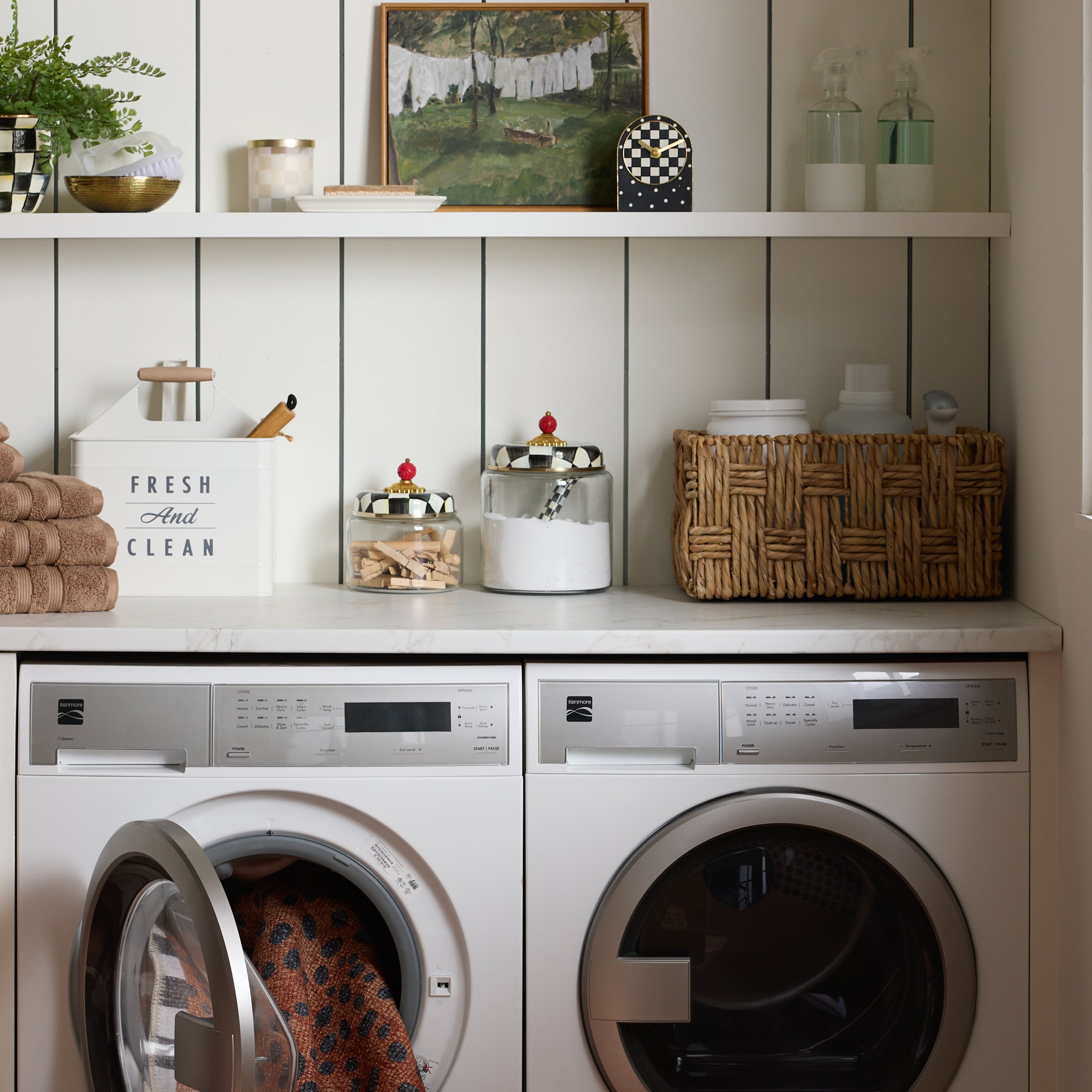 MacKenzie-Childs | Courtly Check Large Kitchen Canister