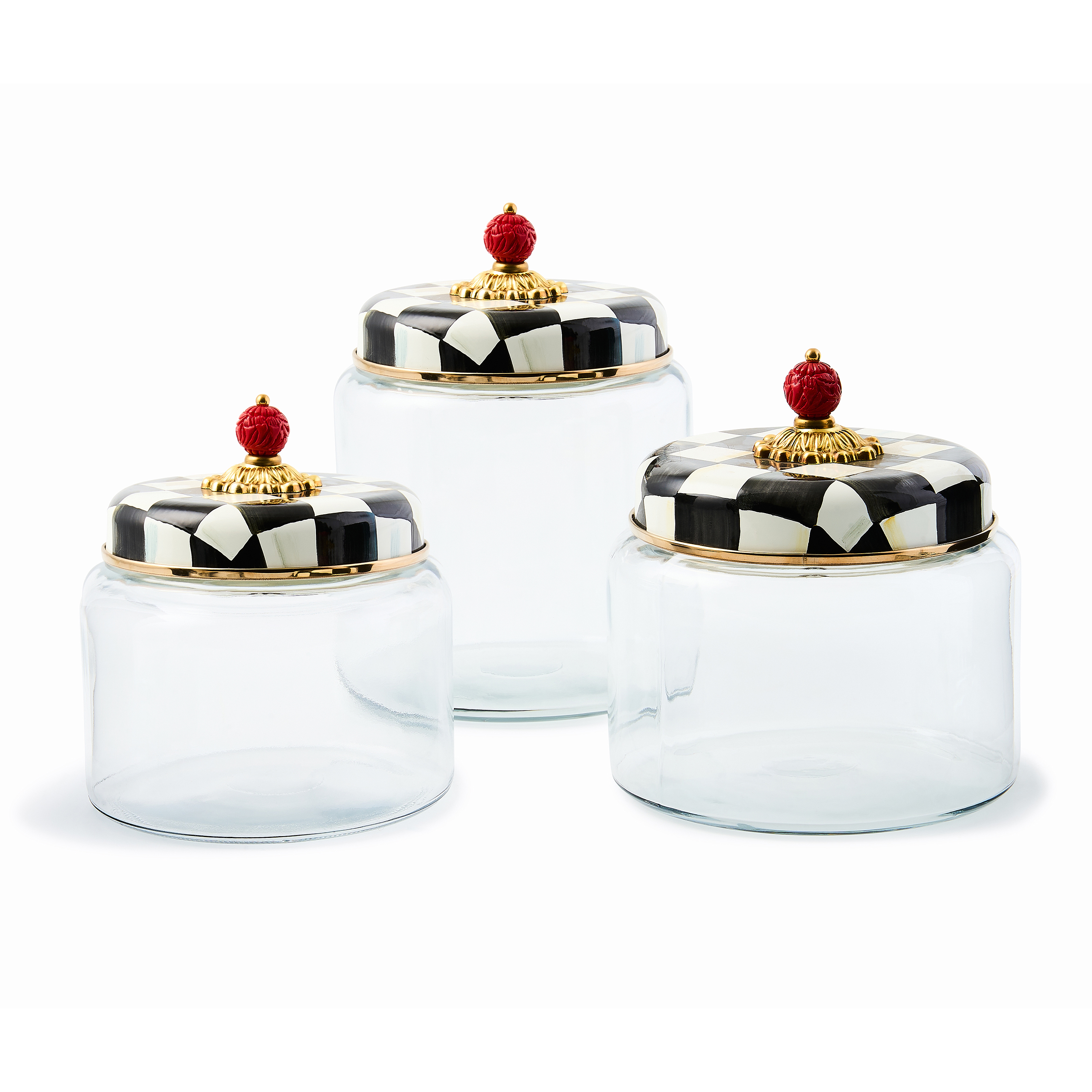 MacKenzie-Childs | Courtly Check Kitchen Canister Set