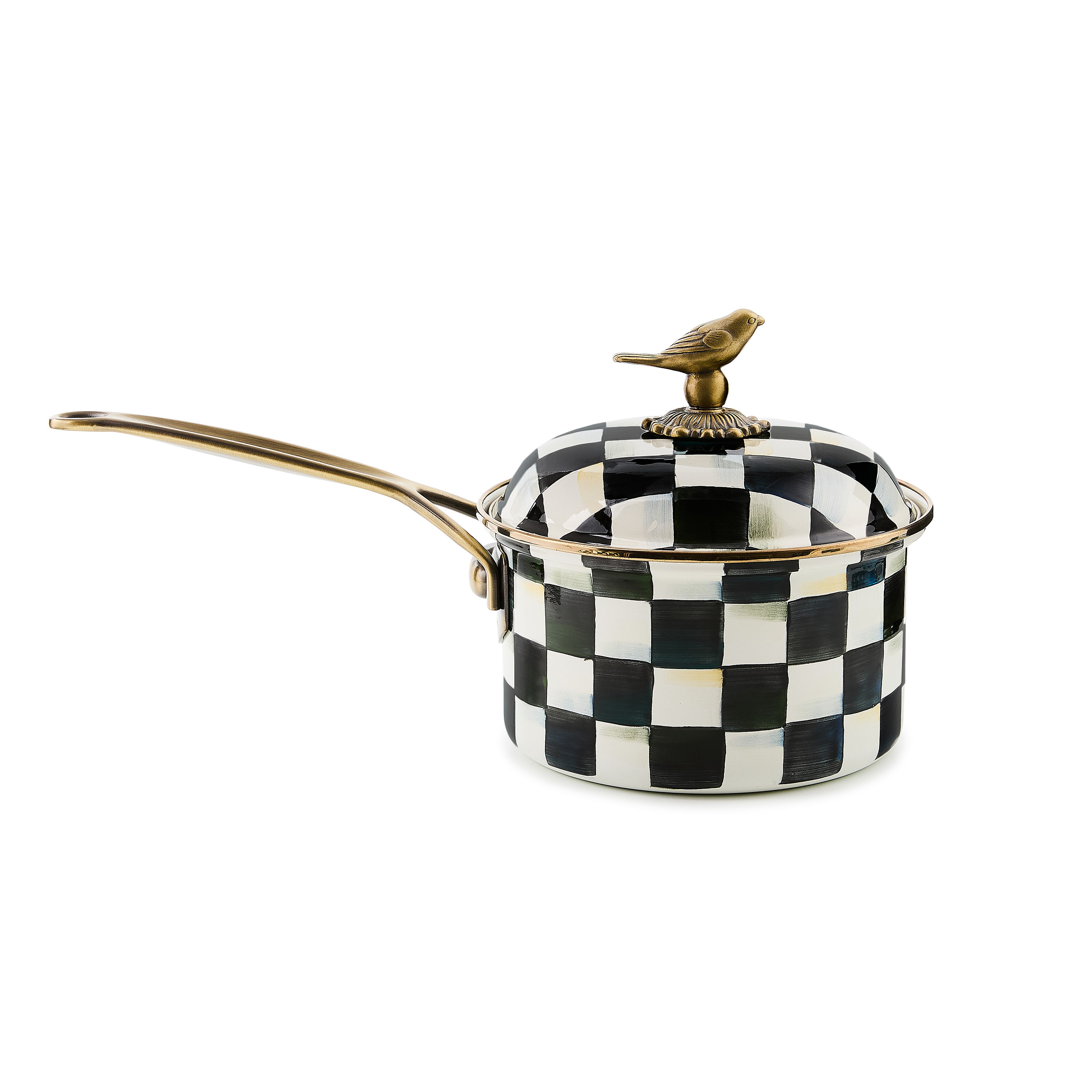 MacKenzie-Childs | Courtly Check 2.5 Quart Saucepan