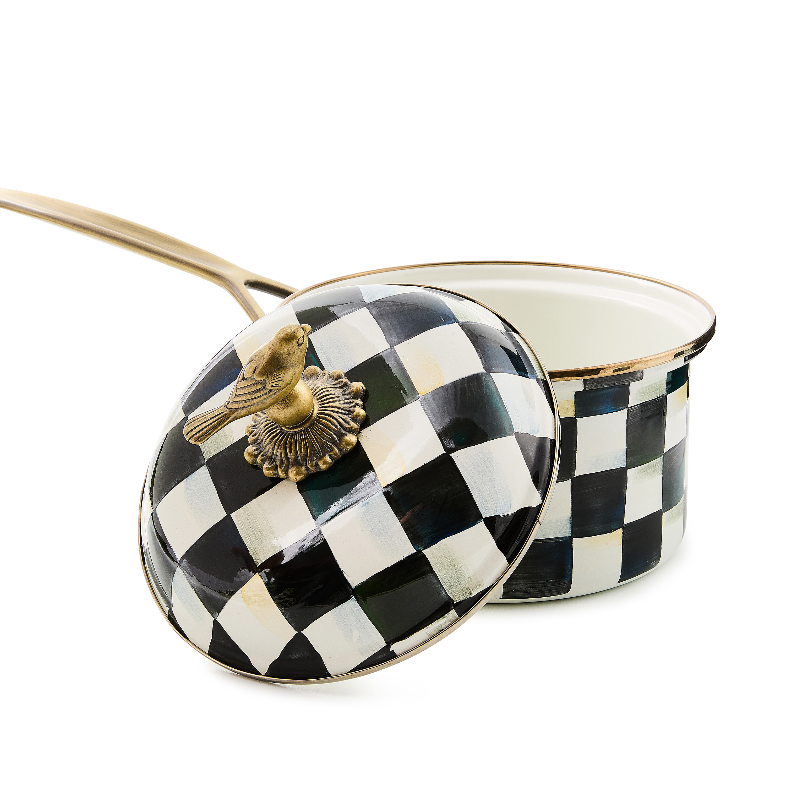 MacKenzie-Childs Enamel Saucepan - Thumbnail 5