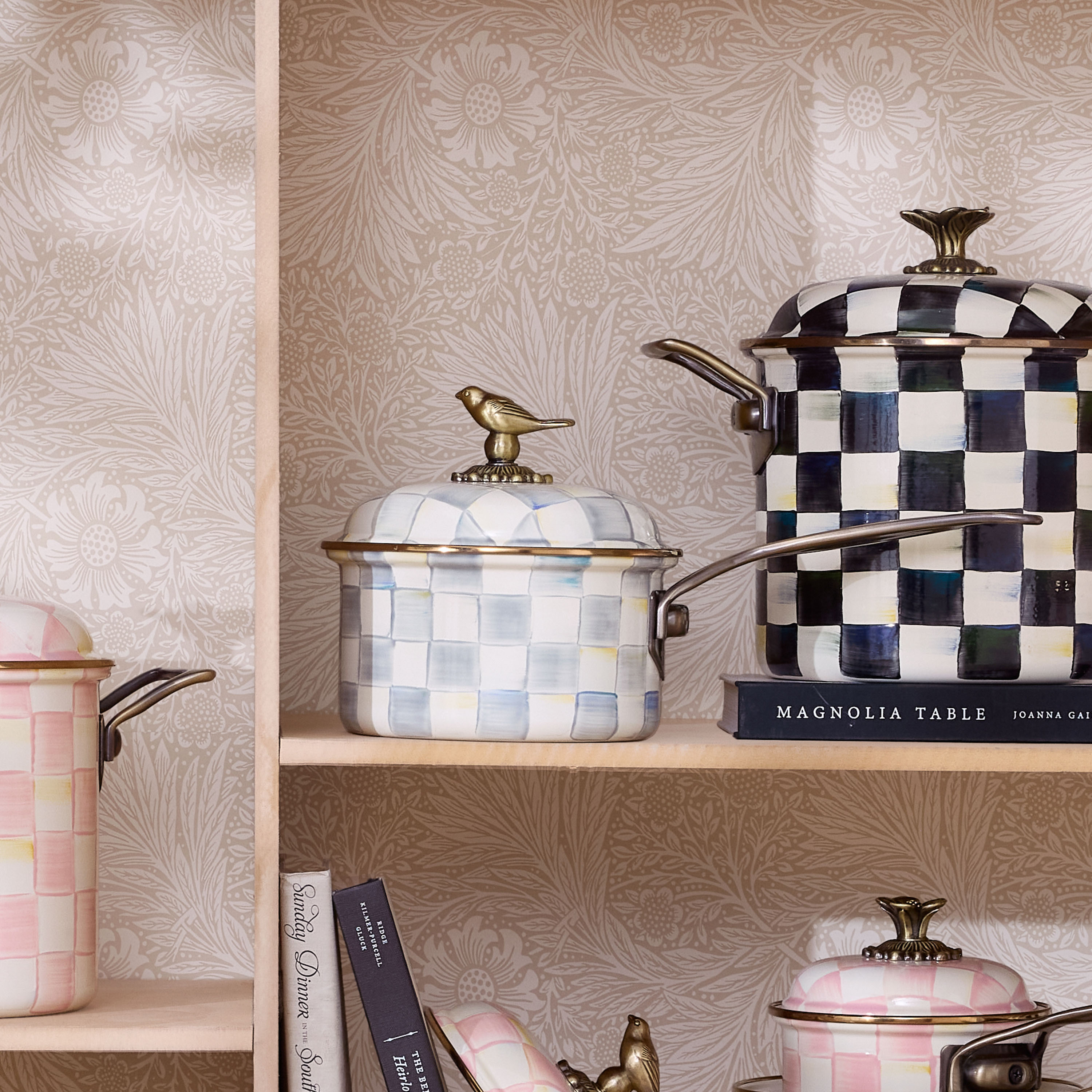 MacKenzie-Childs | Sterling Check 2.5 Qt. Saucepan
