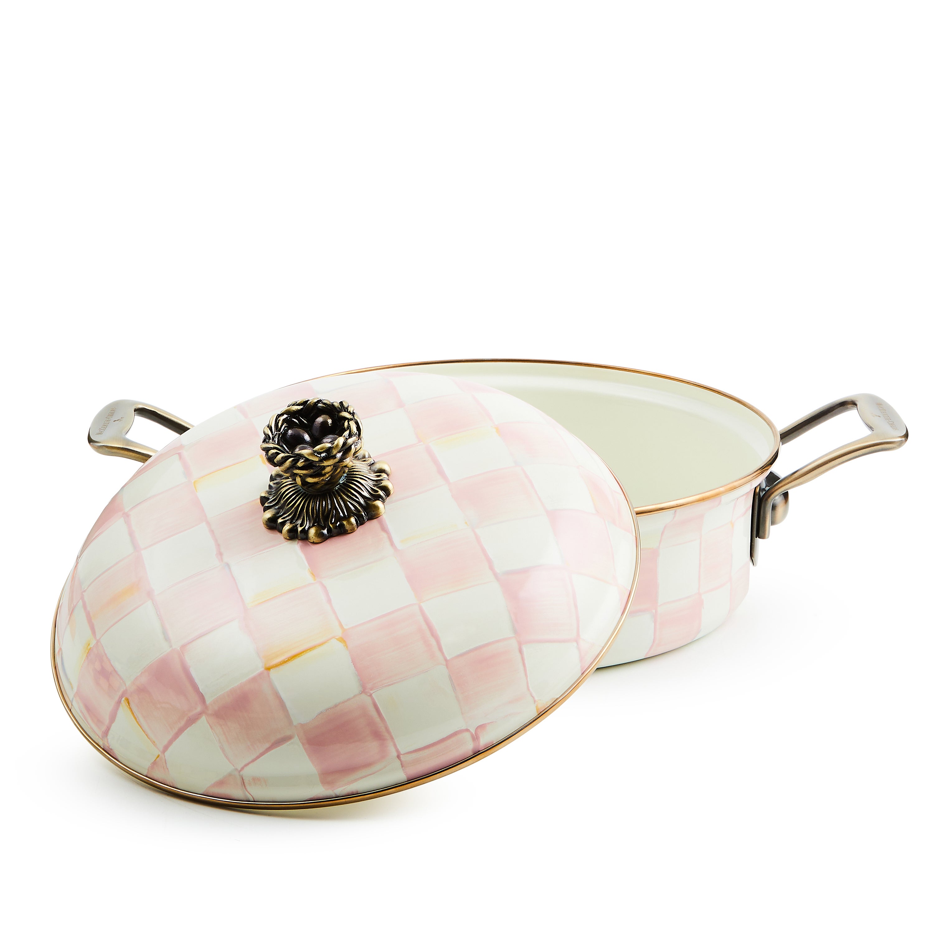 MacKenzie-Childs | Rosy Check 3 Qt. Casserole