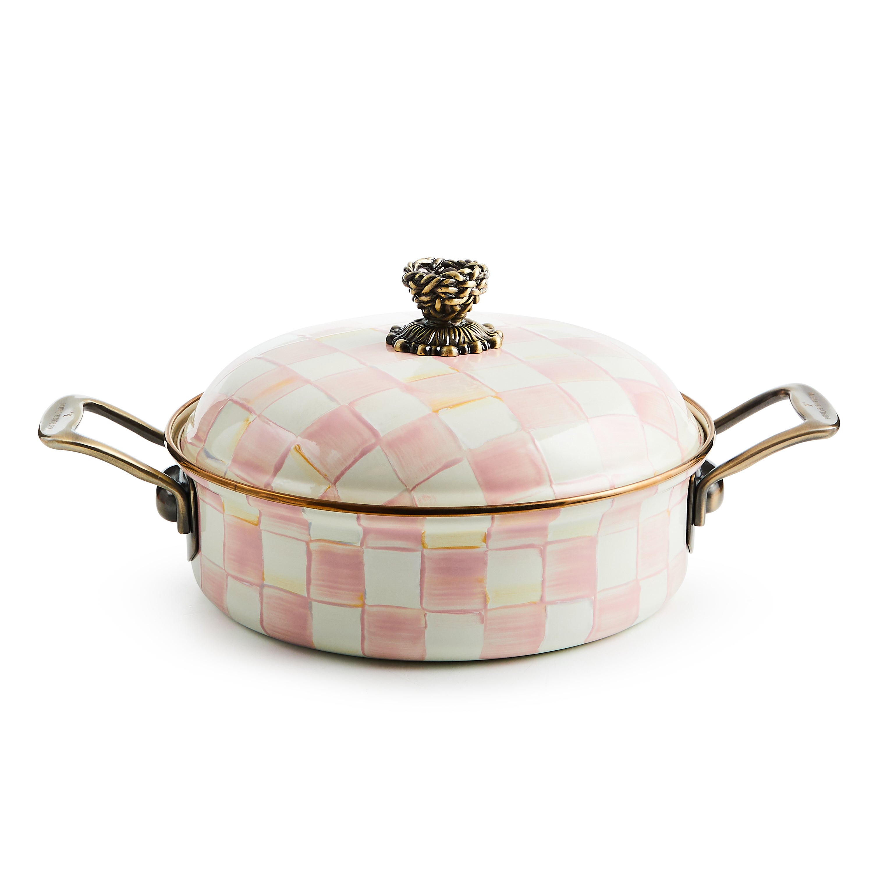 MacKenzie-Childs | Rosy Check 3 Qt. Casserole