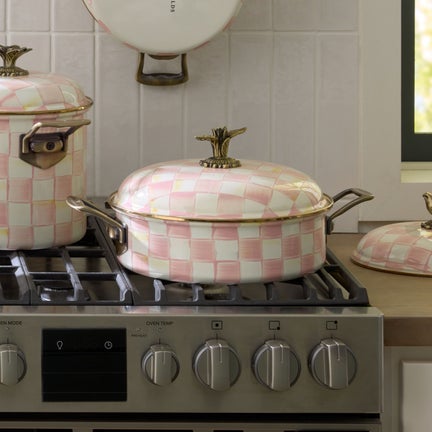 Rosy Check 5 Qt. Casserole