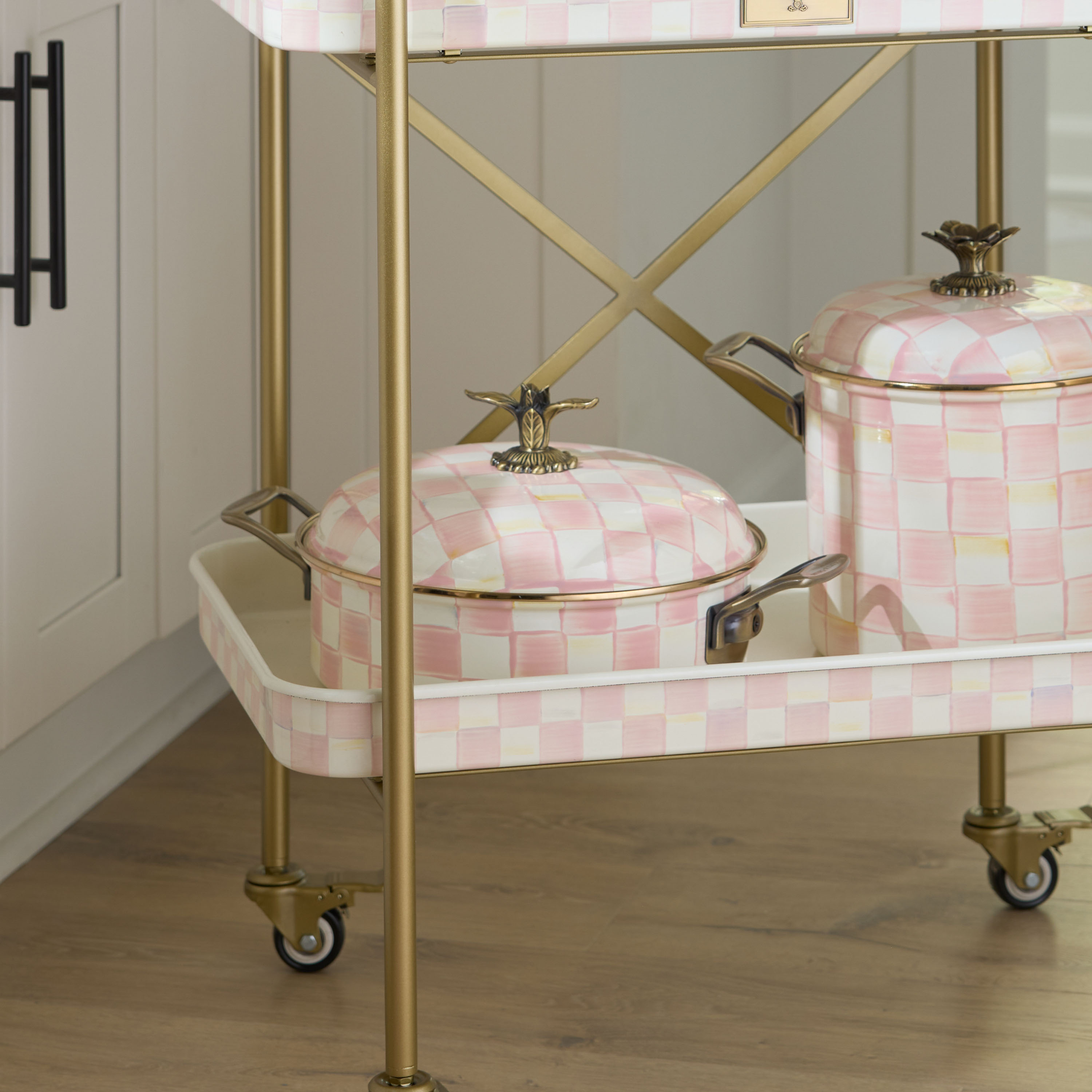 MacKenzie-Childs Rosy Check Casserole - Thumbnail 4