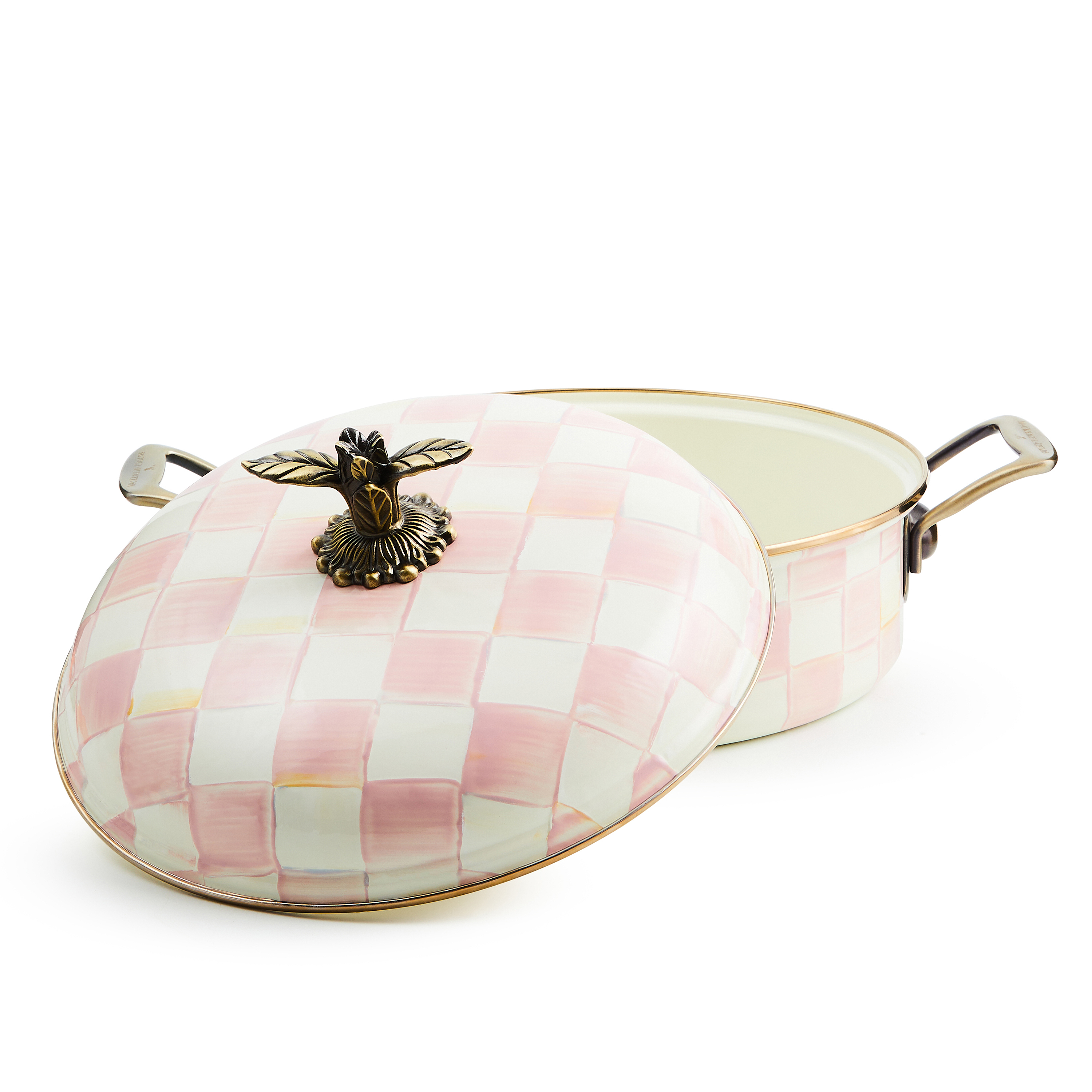 MacKenzie-Childs Rosy Check Casserole