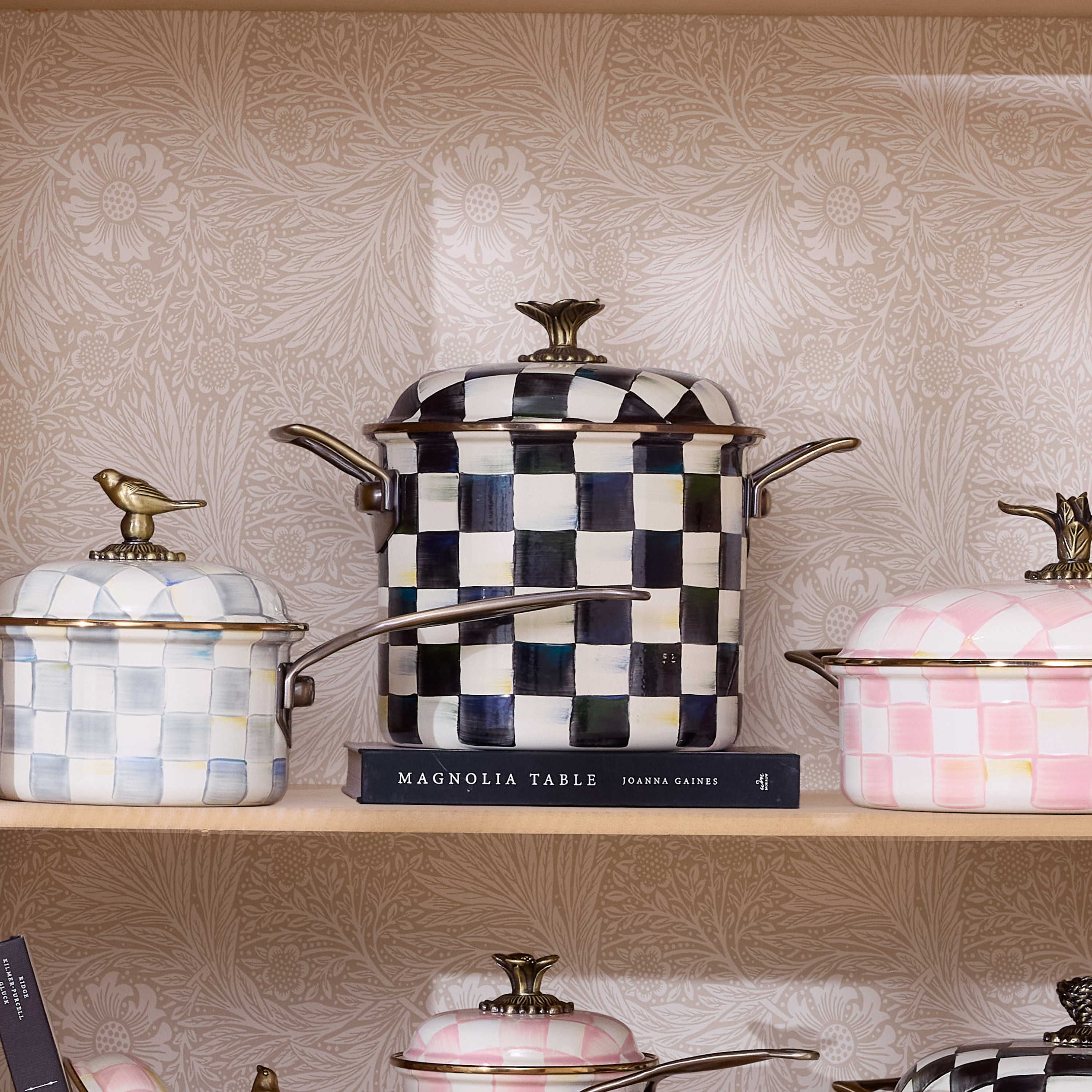 MacKenzie-Childs | Courtly Check 7 Quart Stockpot