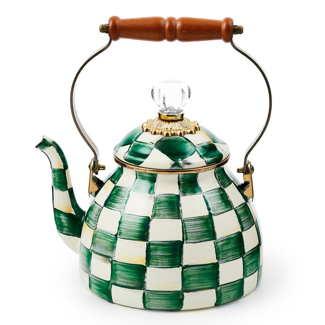 Emerald Check 2 Quart Tea Kettle image number 0