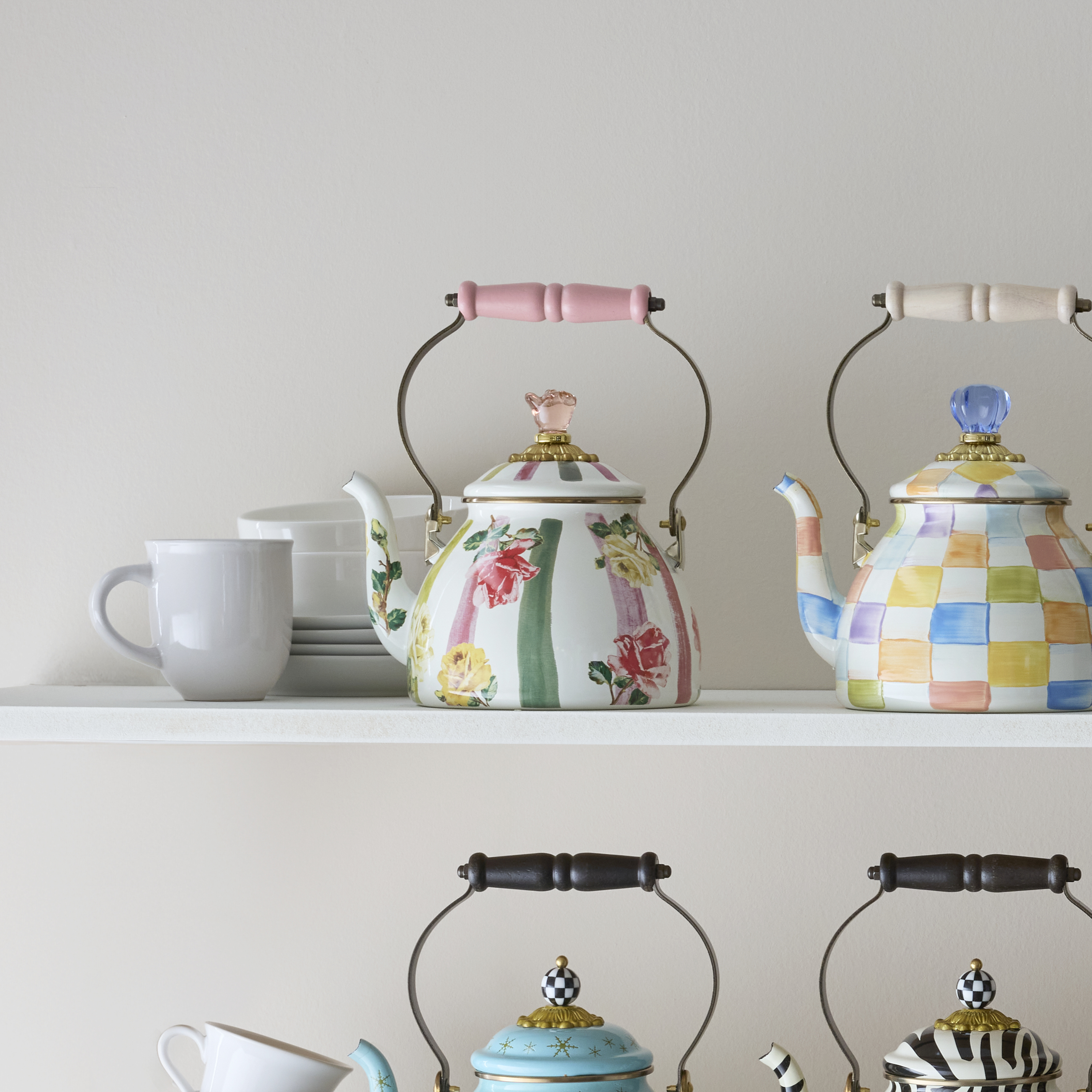 MacKenzie-Childs | Garden Gala 2 Quart Tea Kettle