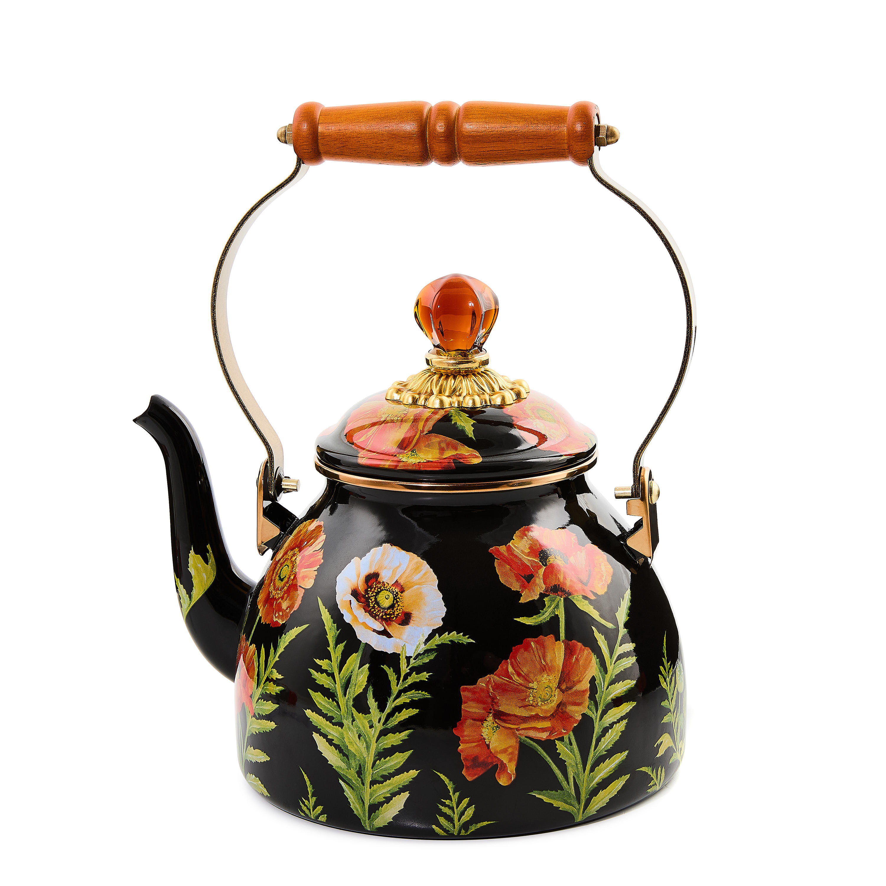 マッケンジーチャイルズ　ケトル MacKenzie-Childs | Poppy 2 Quart Tea Kettle