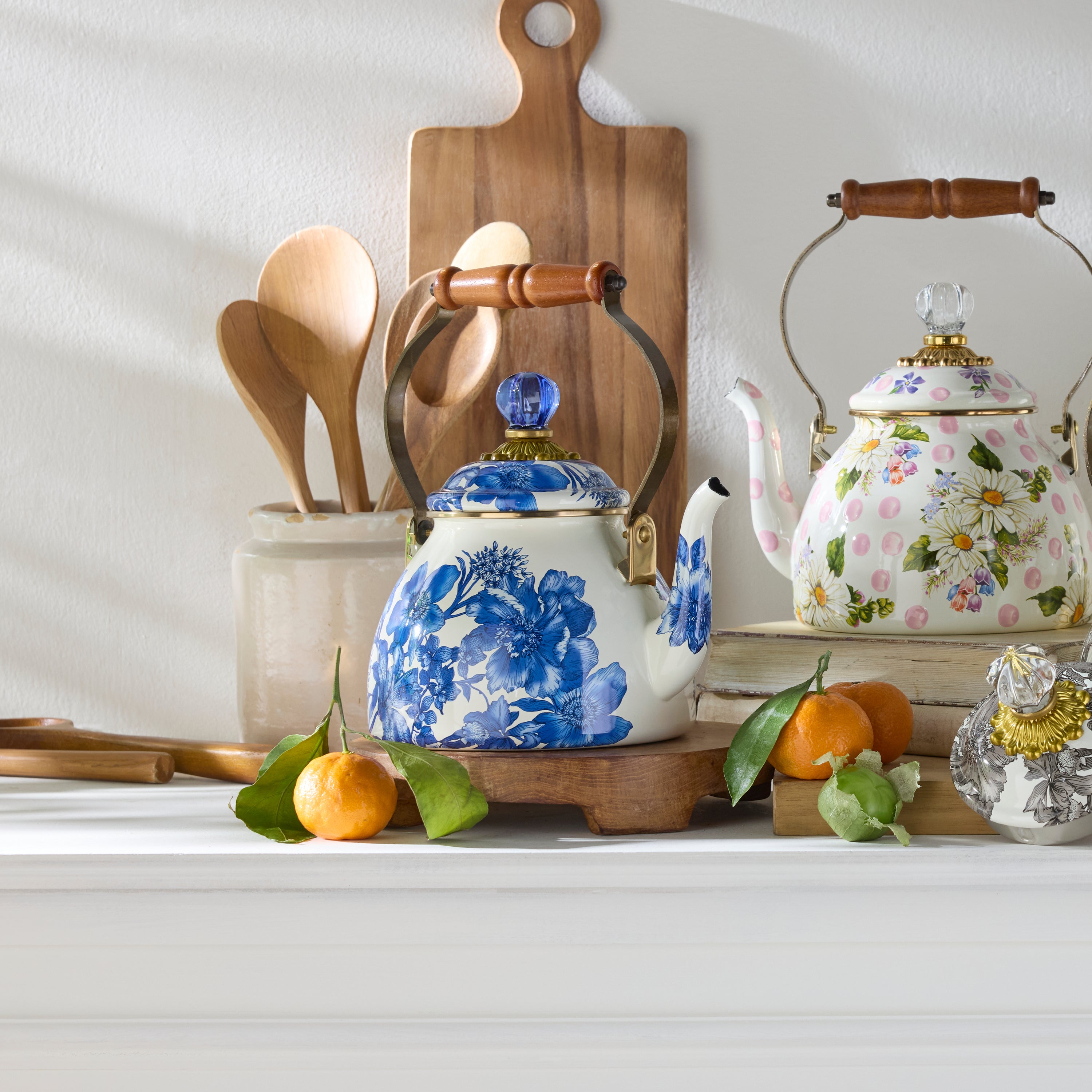 MacKenzie-Childs | Royal English Garden 2 Quart Tea Kettle