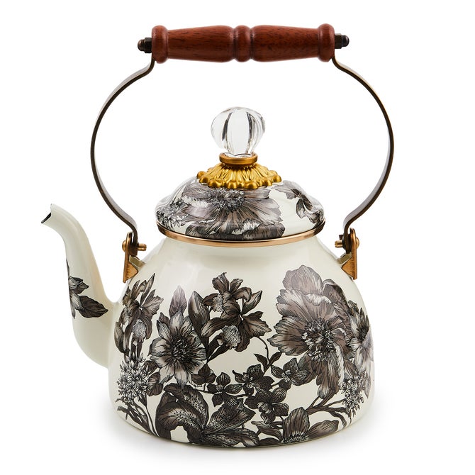 MacKenzie-Childs | Sterling English Garden 2 Quart Tea Kettle