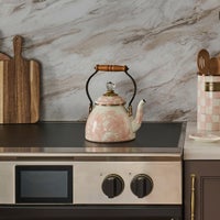Rosy English Garden 2 Quart Tea Kettle
