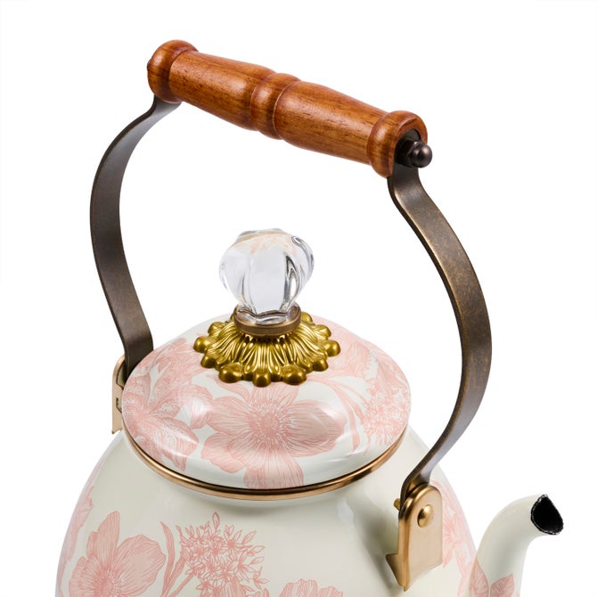 Rosy English Garden 2 Quart Tea Kettle image number 4