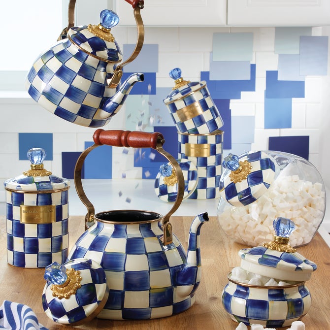 Royal Check 2 Quart Tea Kettle image number 1