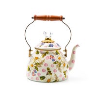 Wildflowers Pink 2 Quart Tea Kettle