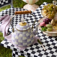 Violet Check 2 Quart Tea Kettle