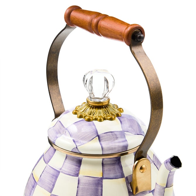 Violet Check 2 Quart Tea Kettle image number 2