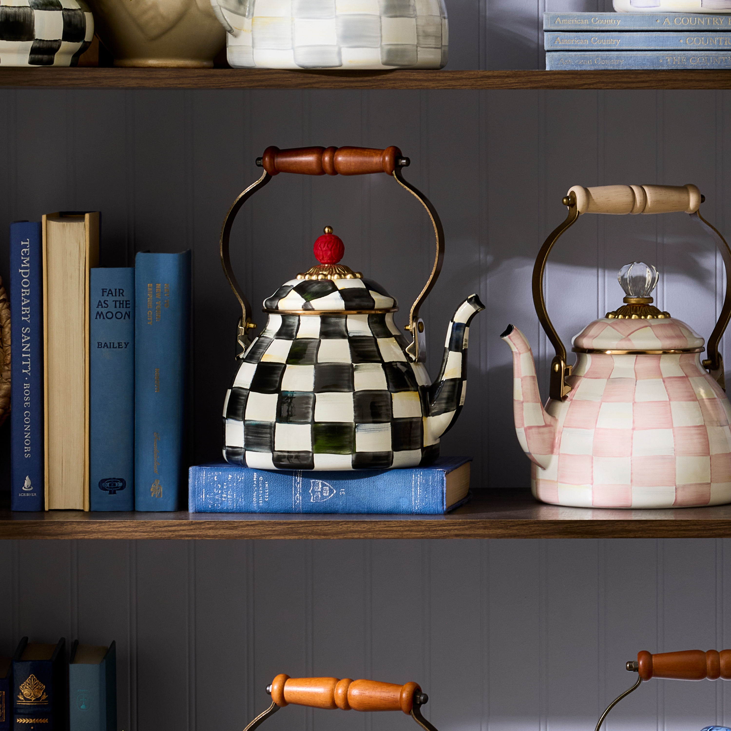 MacKenzie-Childs | Courtly Check 2 Quart Tea Kettle
