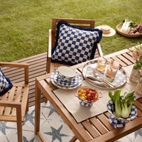 Royal Check Round Tray