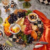 Courtly Check Round Tray