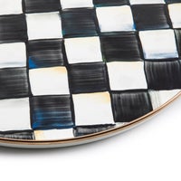 Courtly Check Round Tray