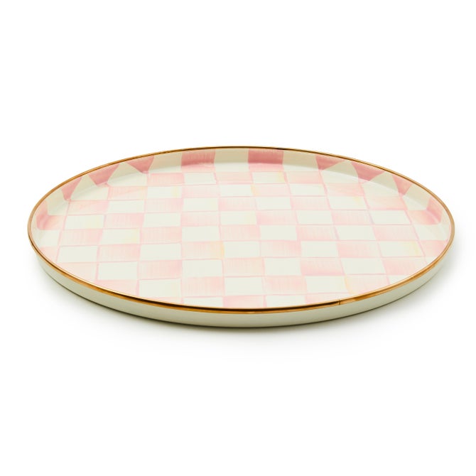 Rosy Check Round Tray image number 0