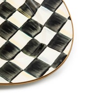 Courtly Check Small Oval Platter