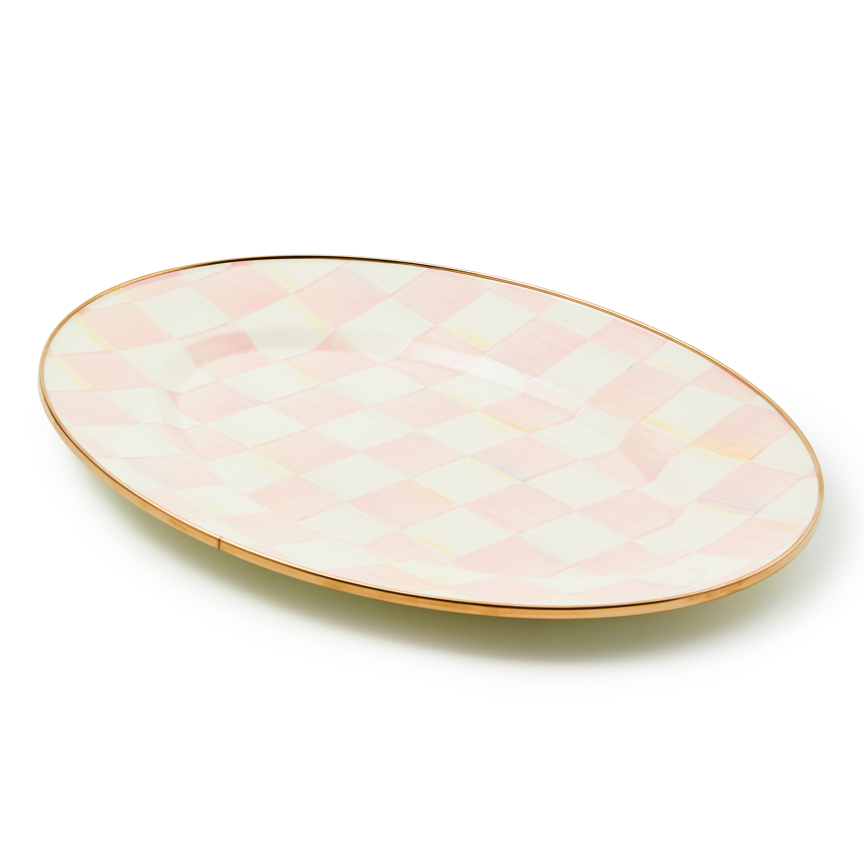 MacKenzie-Childs Rosy Check Platter - Thumbnail 2