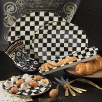 Courtly Check Large Oval Platter