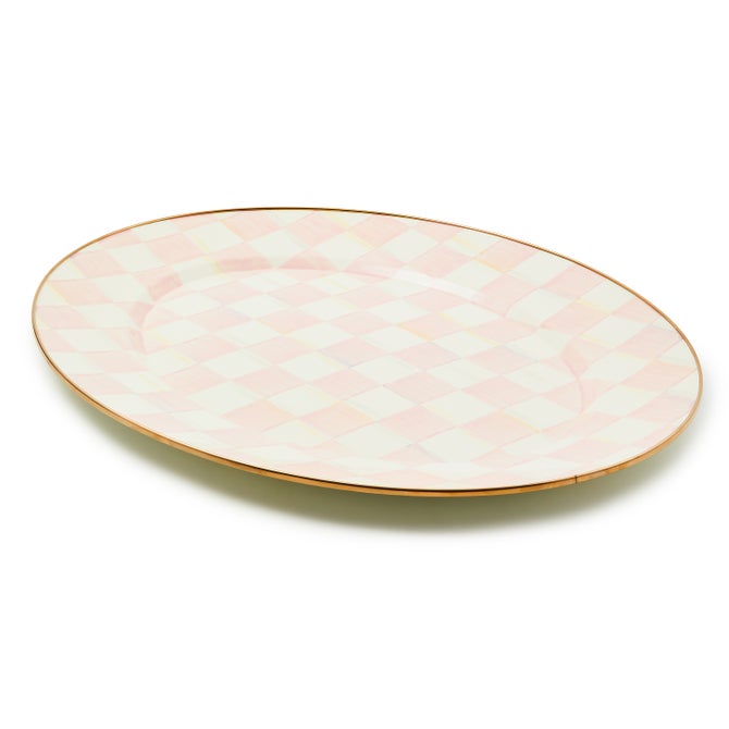 Rosy Check Large Oval Platter image number 1