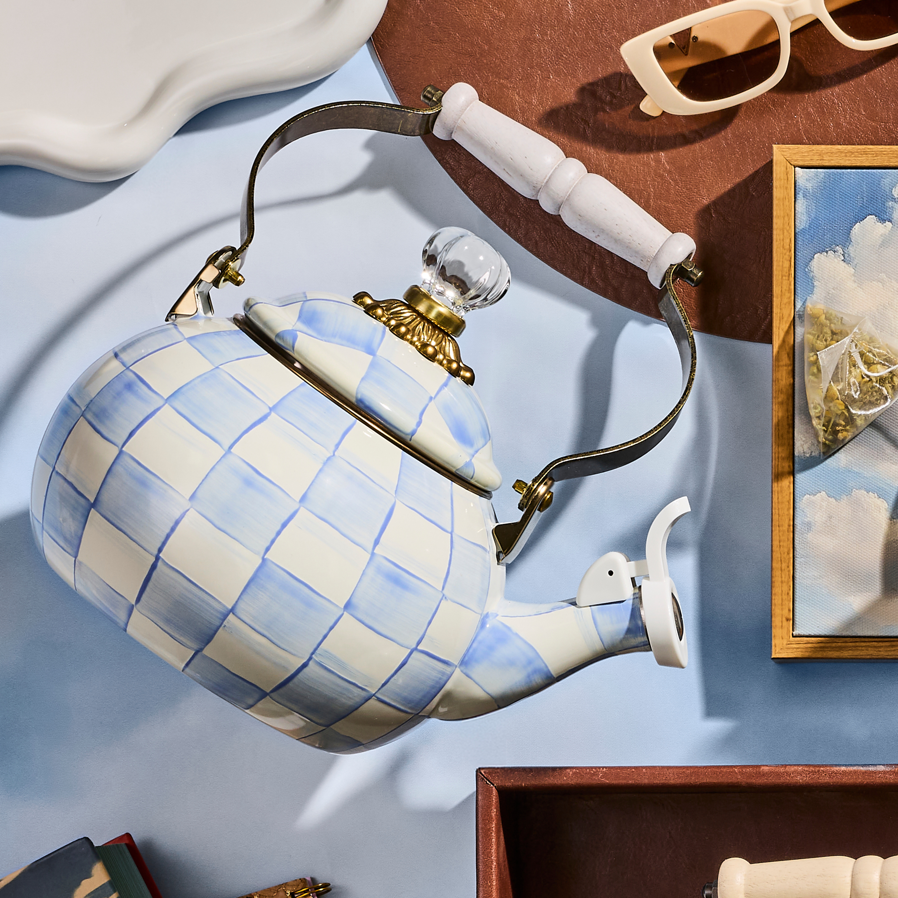 MacKenzie-Childs Tea Kettle - Thumbnail 4