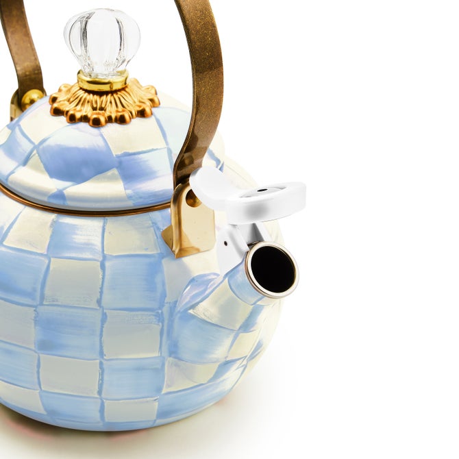 Sky Check Whistling Tea Kettle image number 2