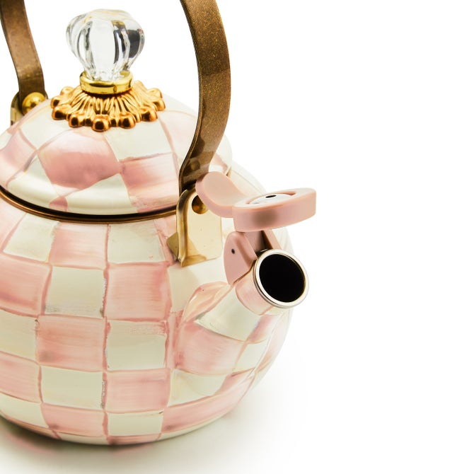 Rosy Check Whistling Tea Kettle image number 3