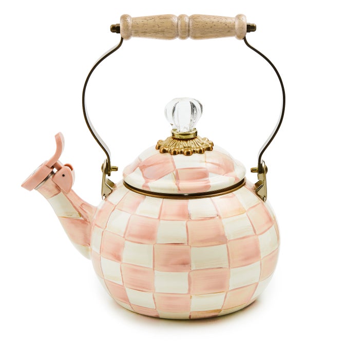 Rosy Check Whistling Tea Kettle image number 0