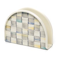 Sterling Check Napkin Holder