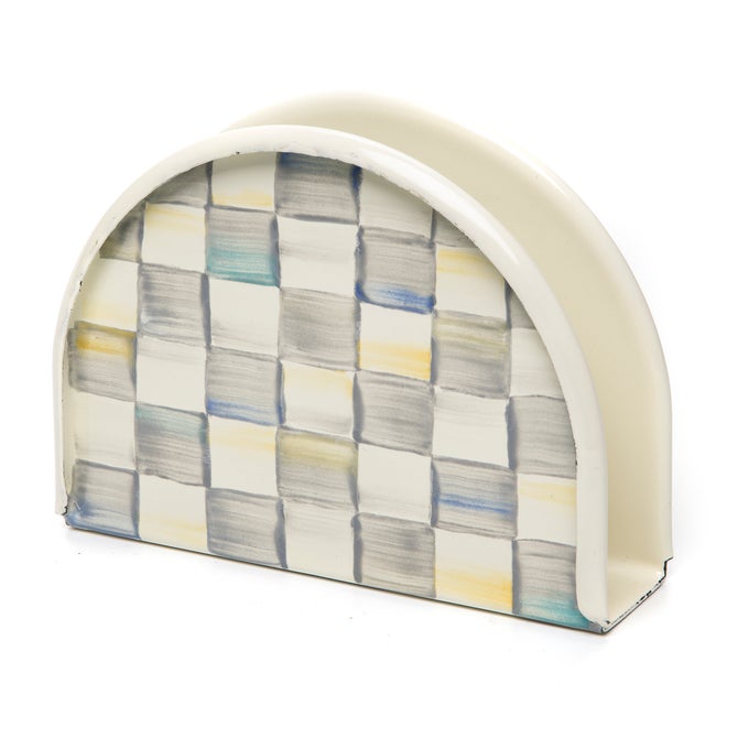 Sterling Check Napkin Holder image number 0