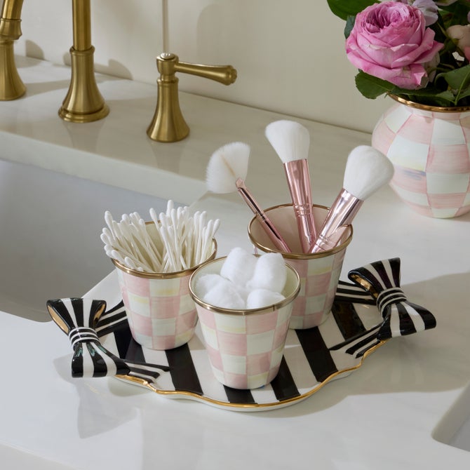 Rosy Check Herb Pots, Set of 3 image number 4