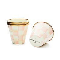 Rosy Check Herb Pots, Set of 3