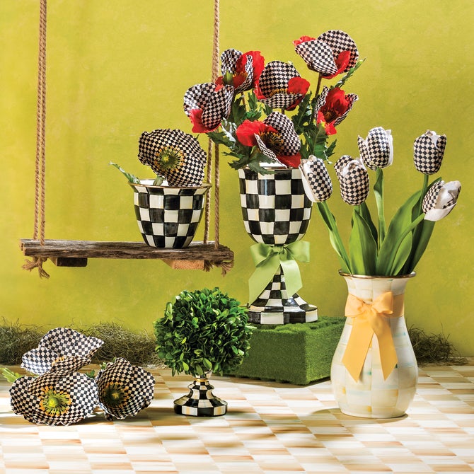 Courtly Check Large Flower Pot image number 7