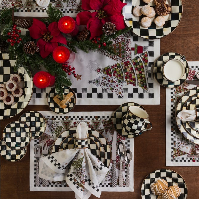 Courtly Check Napkin Rings, Set of 4 image number 2