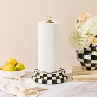 Courtly Check Paper Towel Holder