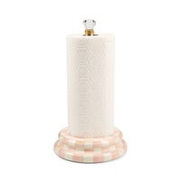 Rosy Check Paper Towel Holder