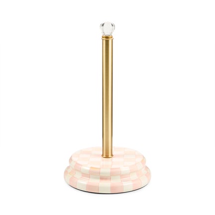 Rosy Check Paper Towel Holder