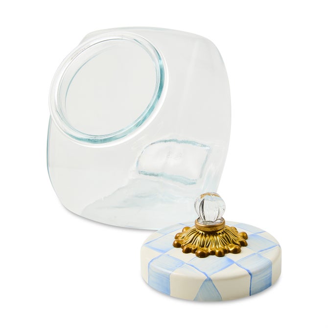 Sweets Jar with Sky Check Lid image number 2