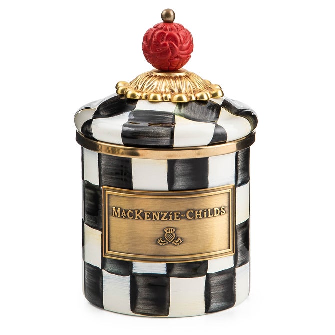 MACKENZiE-CHiLDS　チャイルズコート　キャニスター　小 MacKenzie-Childs | Courtly Check Mini Canister