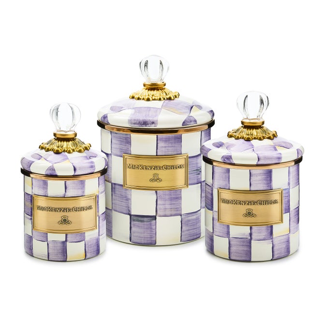 Violet Check Mini Canister image number 2