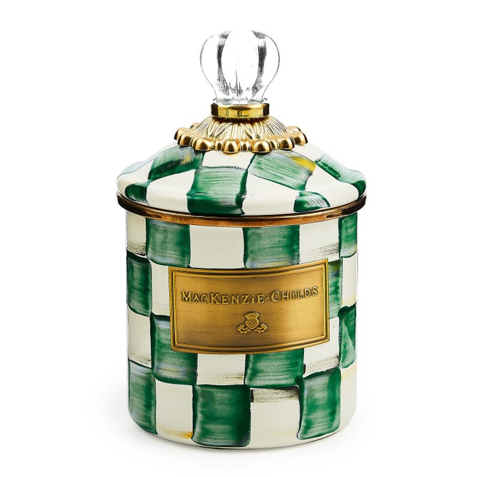Emerald Check Demi Canister image number 0