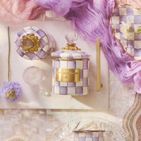 Violet Check Demi Canister