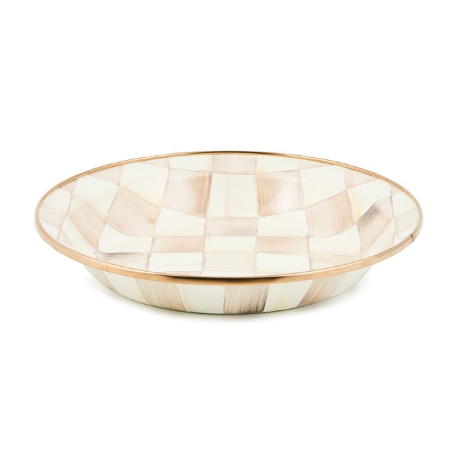 Mocha Check Pie Plate image number 0